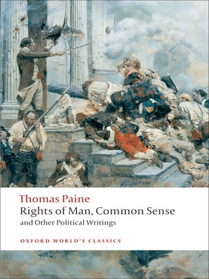 cover image of Rights of Man, Common Sense, and Other Political Writings